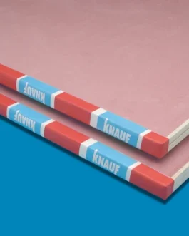 Placa de Yeso KNAUF Resistente al Fuego RF 1.20 x 2.40 12.5mm